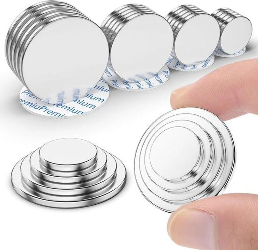 Aimant de fixation puissant en néodyme - Pack de 5 pièces multi-taille
