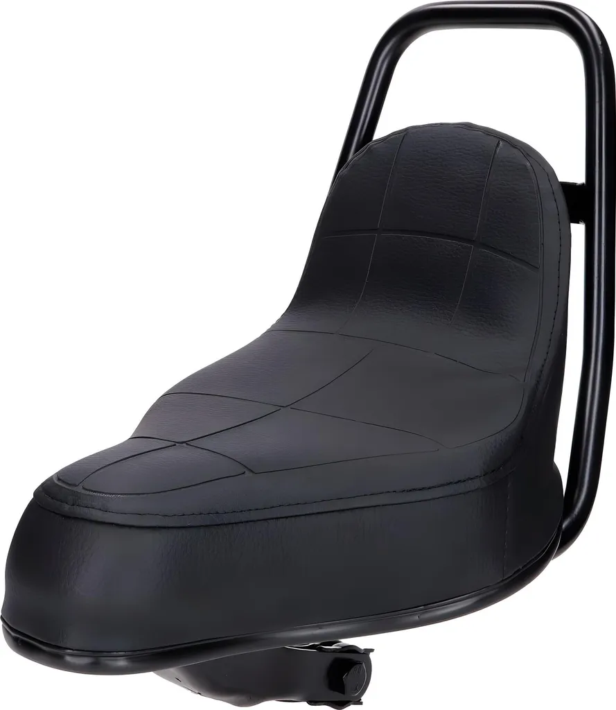 Selle Chopper Noire pour Puch Maxi S et N - Siège Confortable Vintage