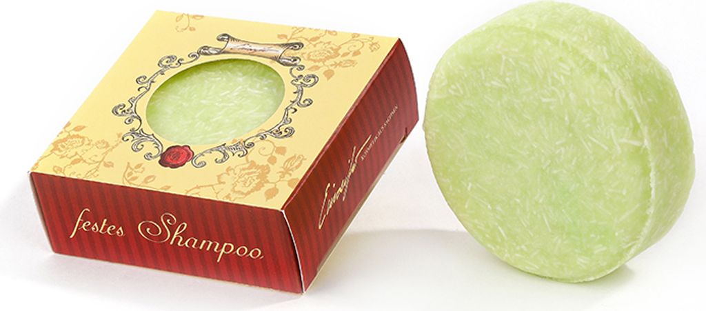 Wieder da! GRÜNER APFEL Shampooseife Shampoostein Haarseife festes Shampoo - Trockenes Haar