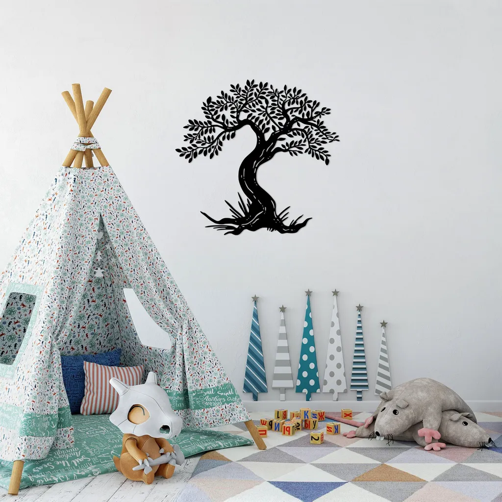 Wallity Monumental Metallo Nero 73x70: Design Minimal per Interni