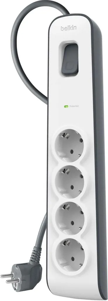 Striscia di prese di protezione contro le sovratensioni 525J 4x AC EU Schuko Belkin Connect BSV400VF2M-V2