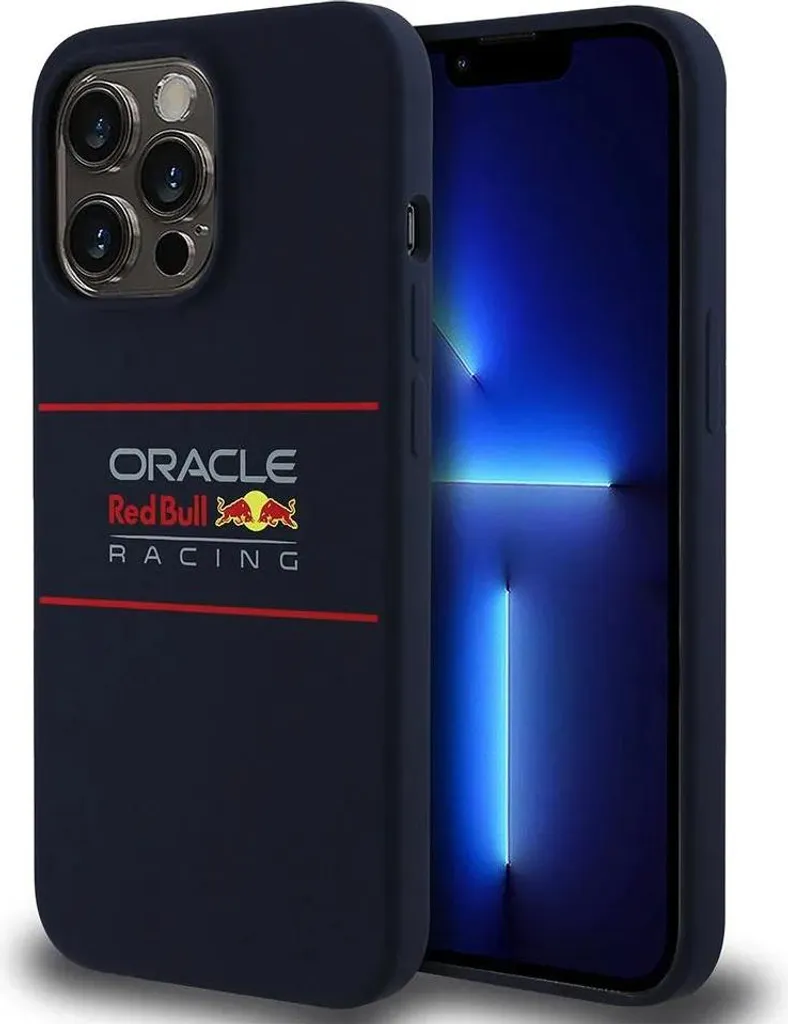 Protection iPhone 13 Pro MagSafe Red Bull Racing Silicone avec Logo