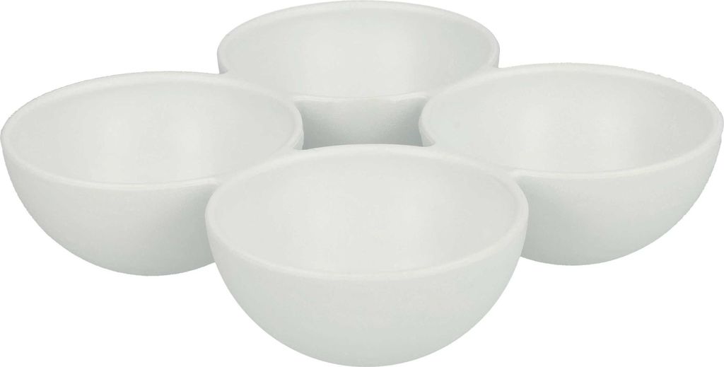 vhbw Eiereinsatz Ersatz für 00653060, 00643092, 635924, 00652480 für Kühlschrank - Eierhalter für 4 Eier Weiß