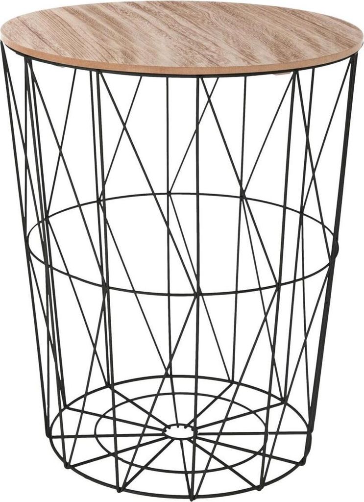 Beistelltisch "kumi" schwarz d47cm  - Atmosphera créateur Produktbild 