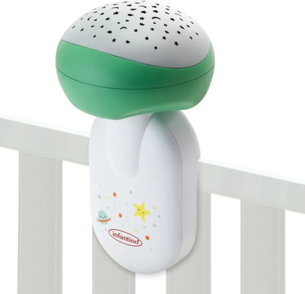 Veilleuse Projecteur 3-en-1 Infantino Vert pour Sommeil de Bébé - 2