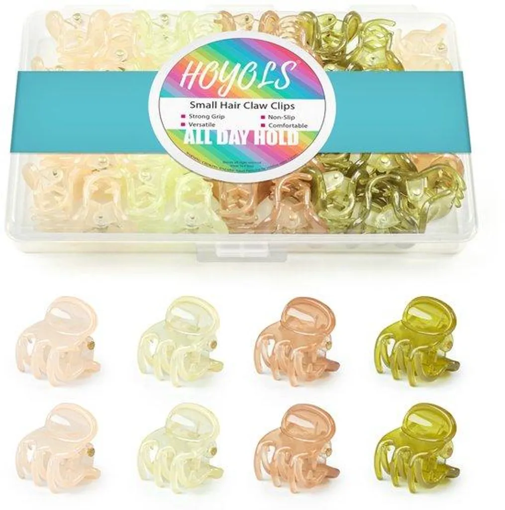 Barrettes pour Cheveux Fins et Rebelles, Lot de 36 Pinces Anti-Glisse Fixes