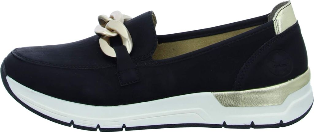 Rieker Sportliche Slipper Damen 31373538323137 Schwarz 40 EU
