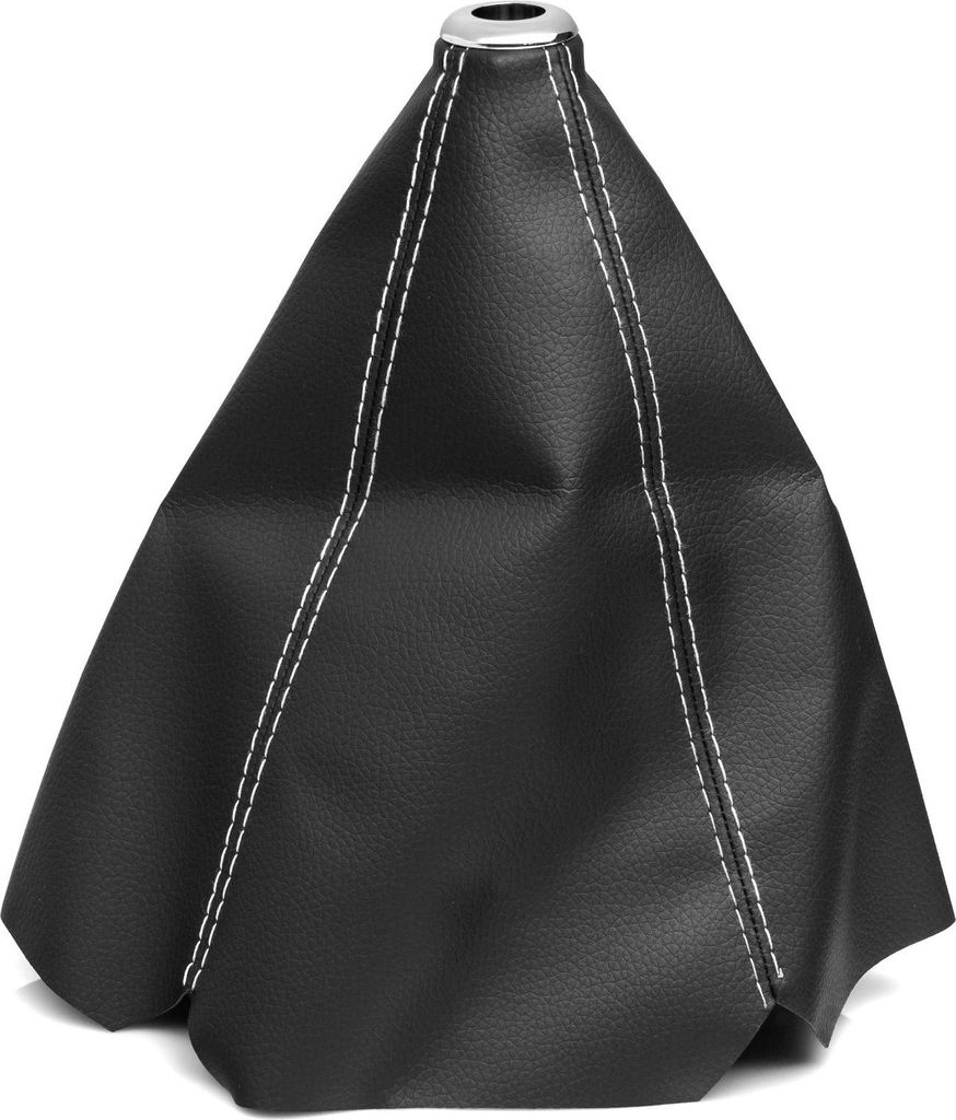 Schaltknaufdichtung Universal Weiss Gewinde Chrom