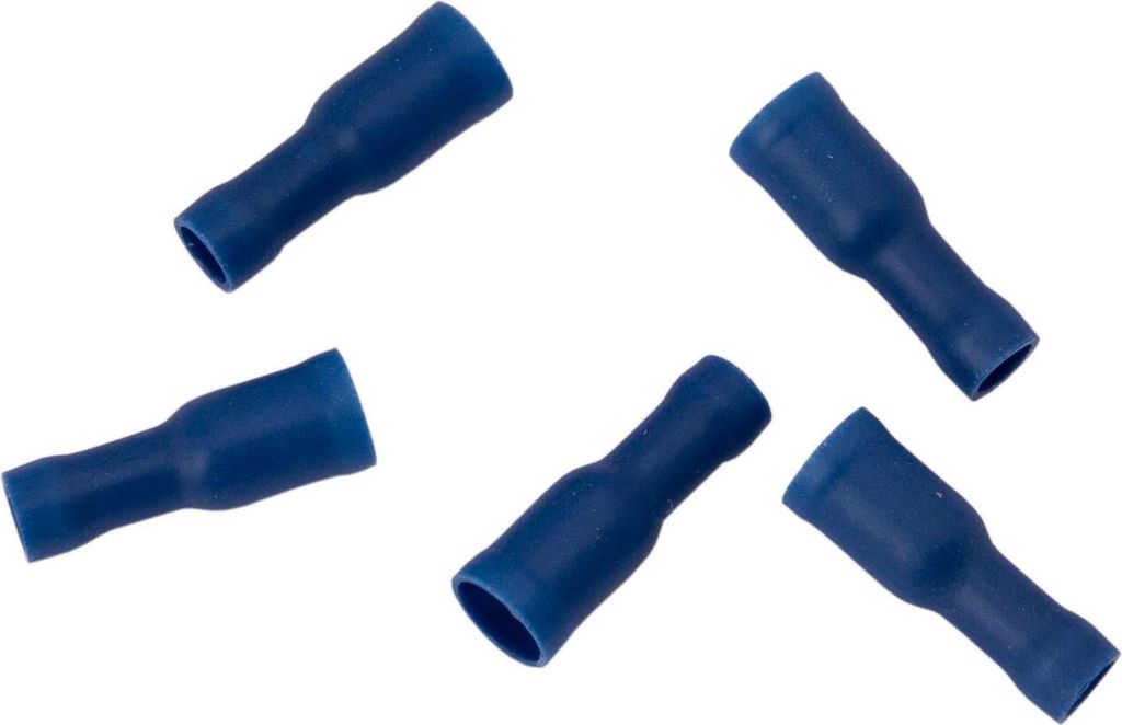 Dresselhaus Rundcrimpverbinder Rundsteckhülse, 5mm vollisoliert, 1,5-2,5