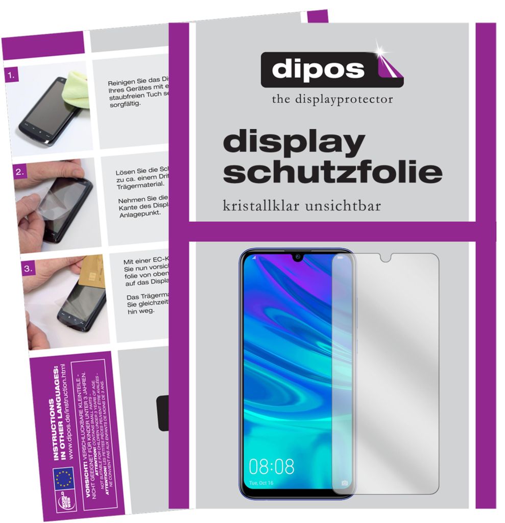2x Schutzfolie für Huawei P Smart Plus (2019) klar Produktbild 