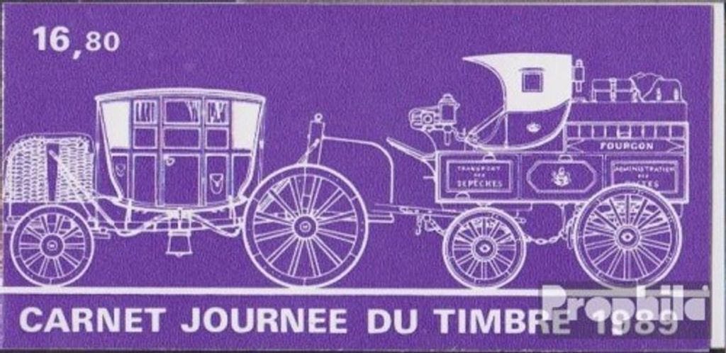 Briefmarken Frankreich 1989 Mi MH16 (kompl.Ausg.) postfrisch Philatelie