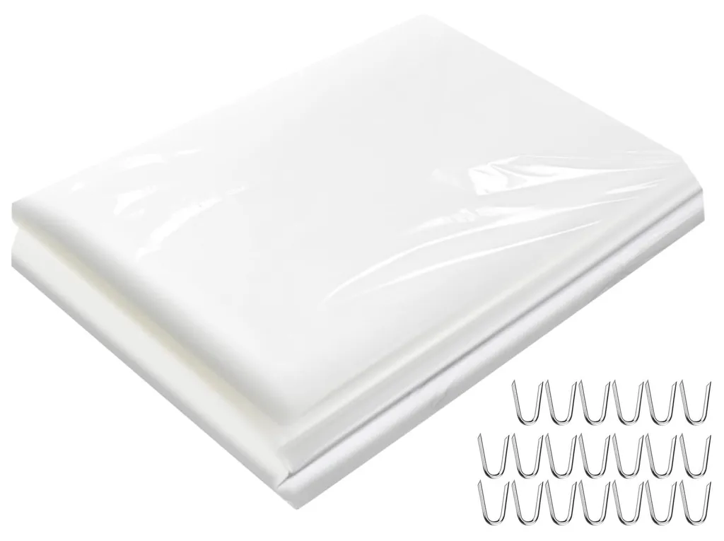 Film pour serre 2m x 6m polyéthylène transparent 40µm haute résistance