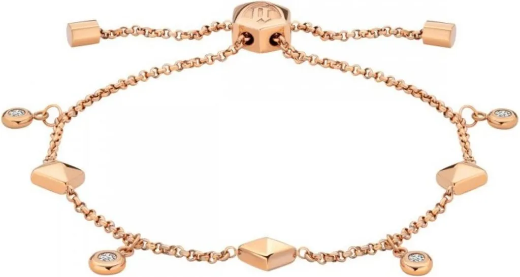 Bracelet Police PEJLB2010423 design tressé noir en acier inoxydable 316L