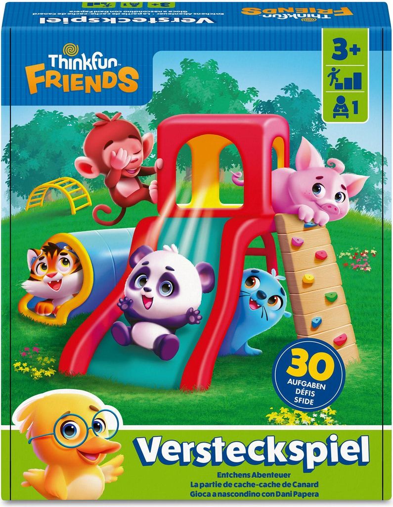 Ravensburger ThinkFun Friends: Versteckspiel - Logikspiel ab 3 Jahre