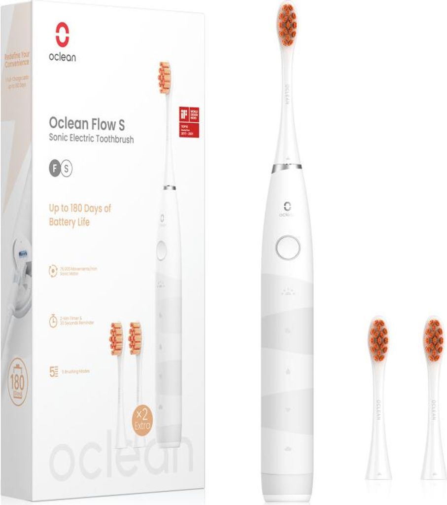 Oclean Electric Toothbrush Flow S White Obrázek produktu 
