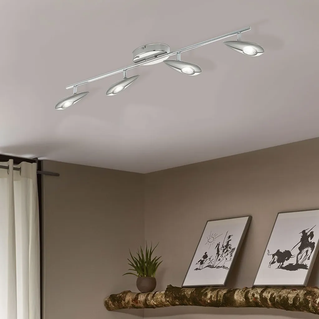 Analisi Eglo 95753 Pedregal: Efficienza LED 4x3.3W e Design in Acciaio
