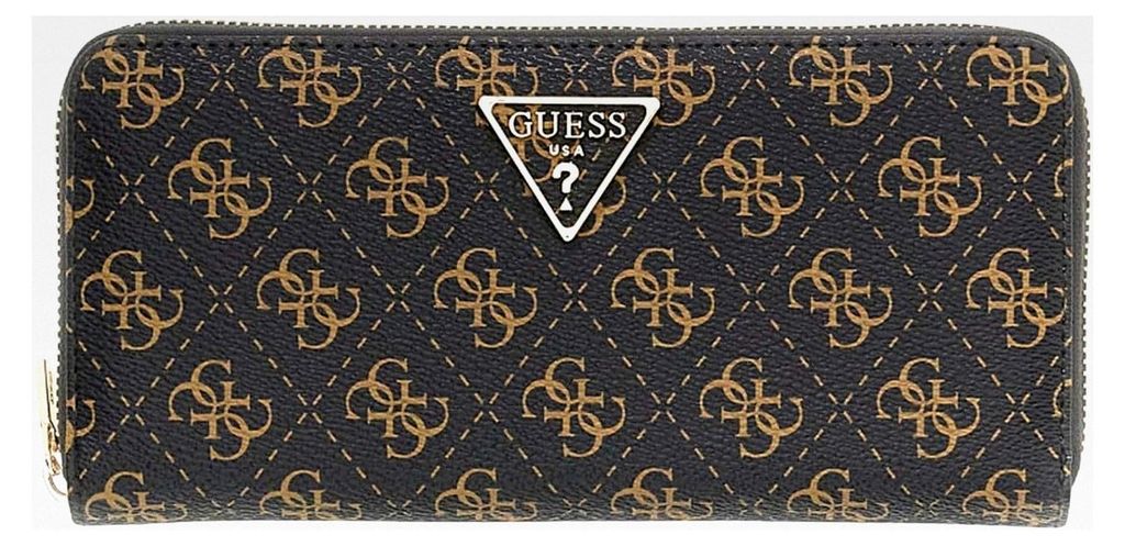 Geldbörse Laurel II SLG Große Zip Around Geldbörse Braun Logo Dunkelbraun