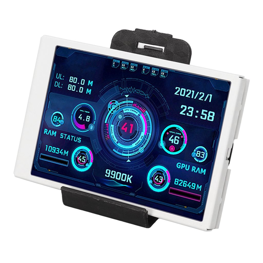 3.5palcový monitor teploty počítače, IPS displej přes celou Obrázek produktu