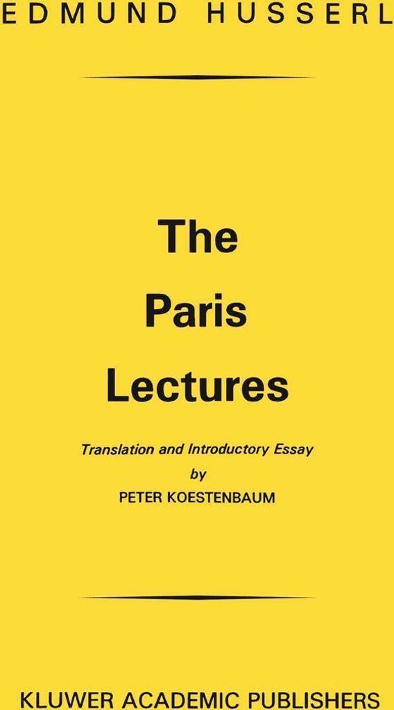 The Paris Lectures