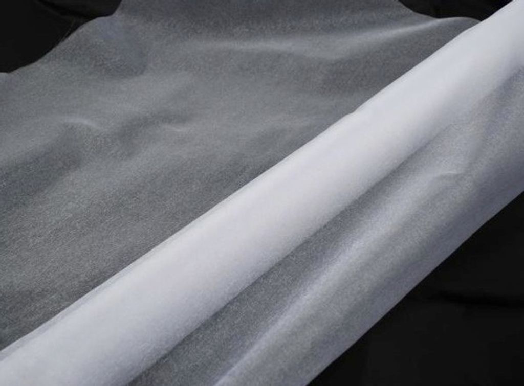Organza Stoff weiss 10 m x 70 cm - Dekostoff Produktbild 