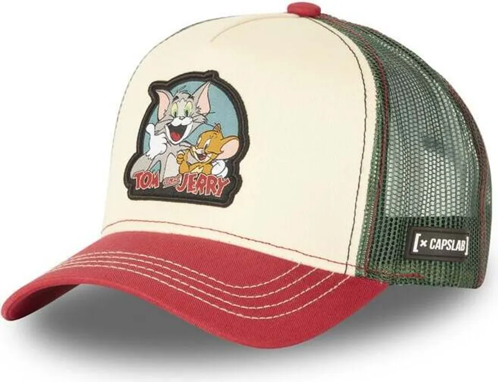 Casquette Tom and Jerry Capslab Multicolore - Casquette Trucker Officielle