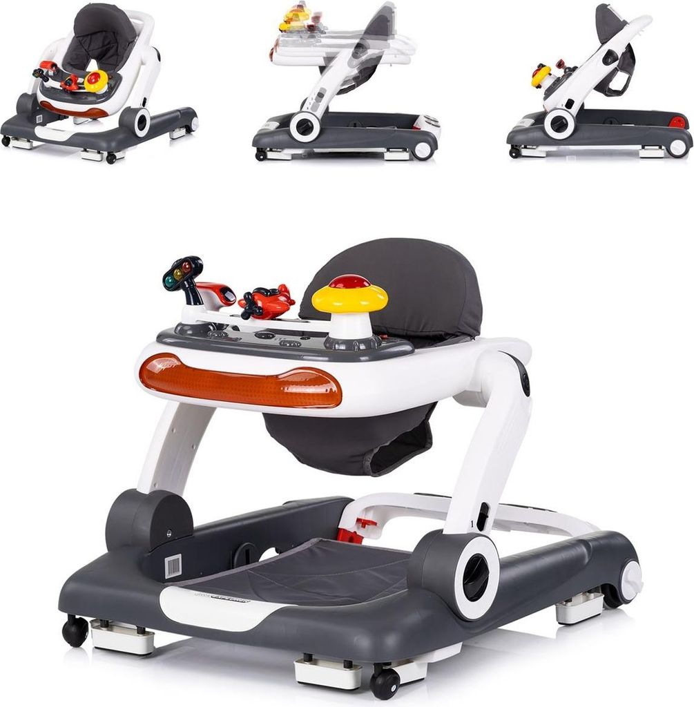 CHIPOLINO Interactive Little Explorer 4in1 fü r Kleinkinder Grau