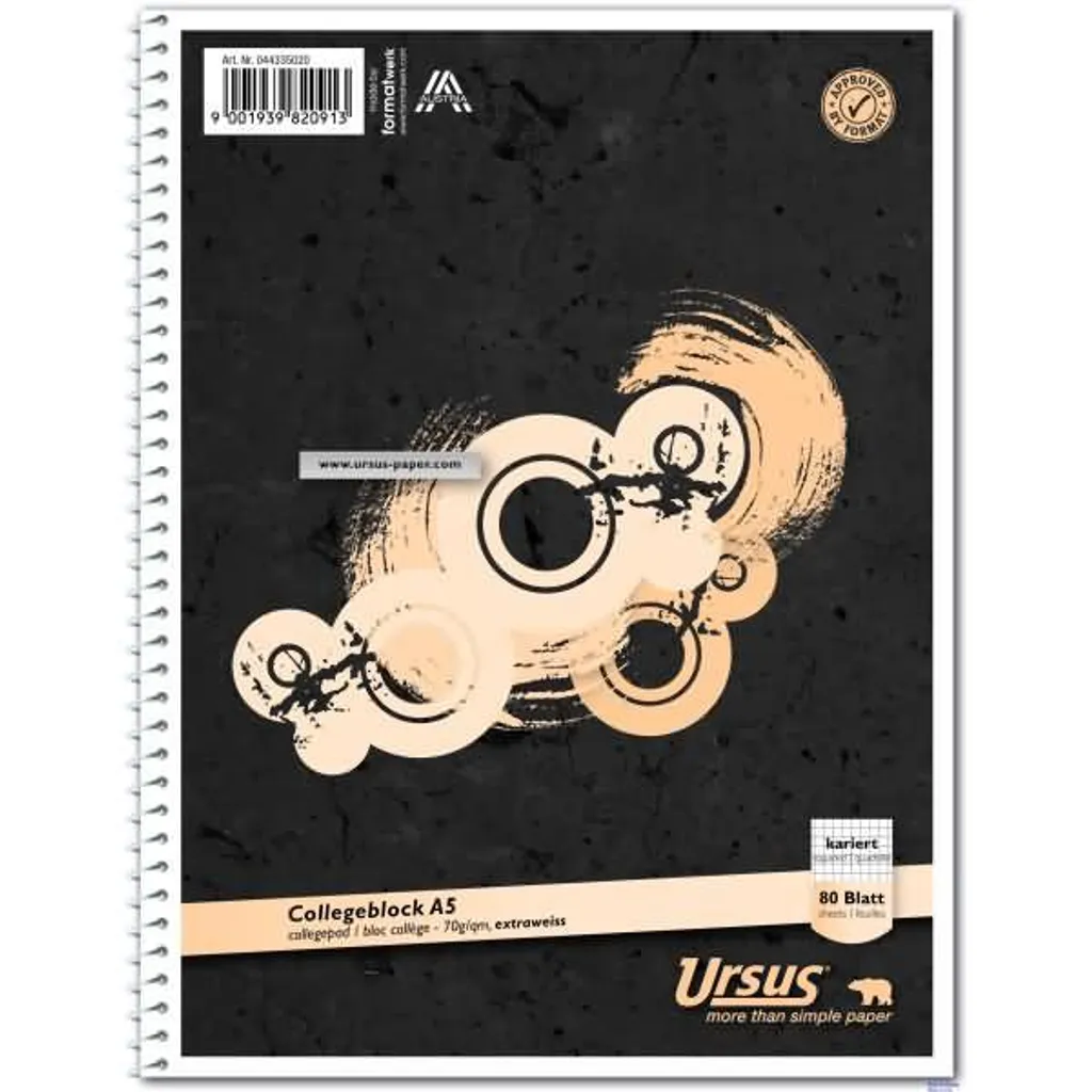 Ursus Basic 044335020 Blocco Collage A5 80 Fogli - Cancelleria Professionale - 4