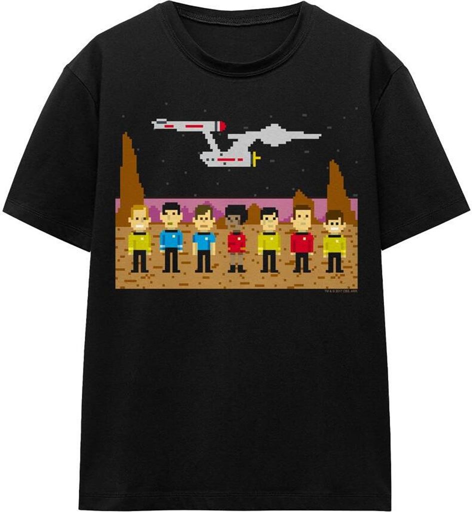 Star Trek - "The Original Series Trexel" T-Shirt für Herren/Damen Uni TV16805 (XL) (Schwarz)