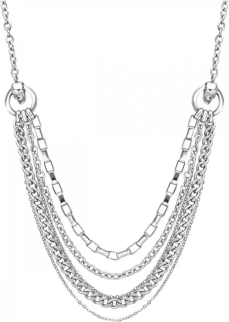 Collier Homme Police PEJLN2010011 Idée Cadeau Bijou Acier Tendance