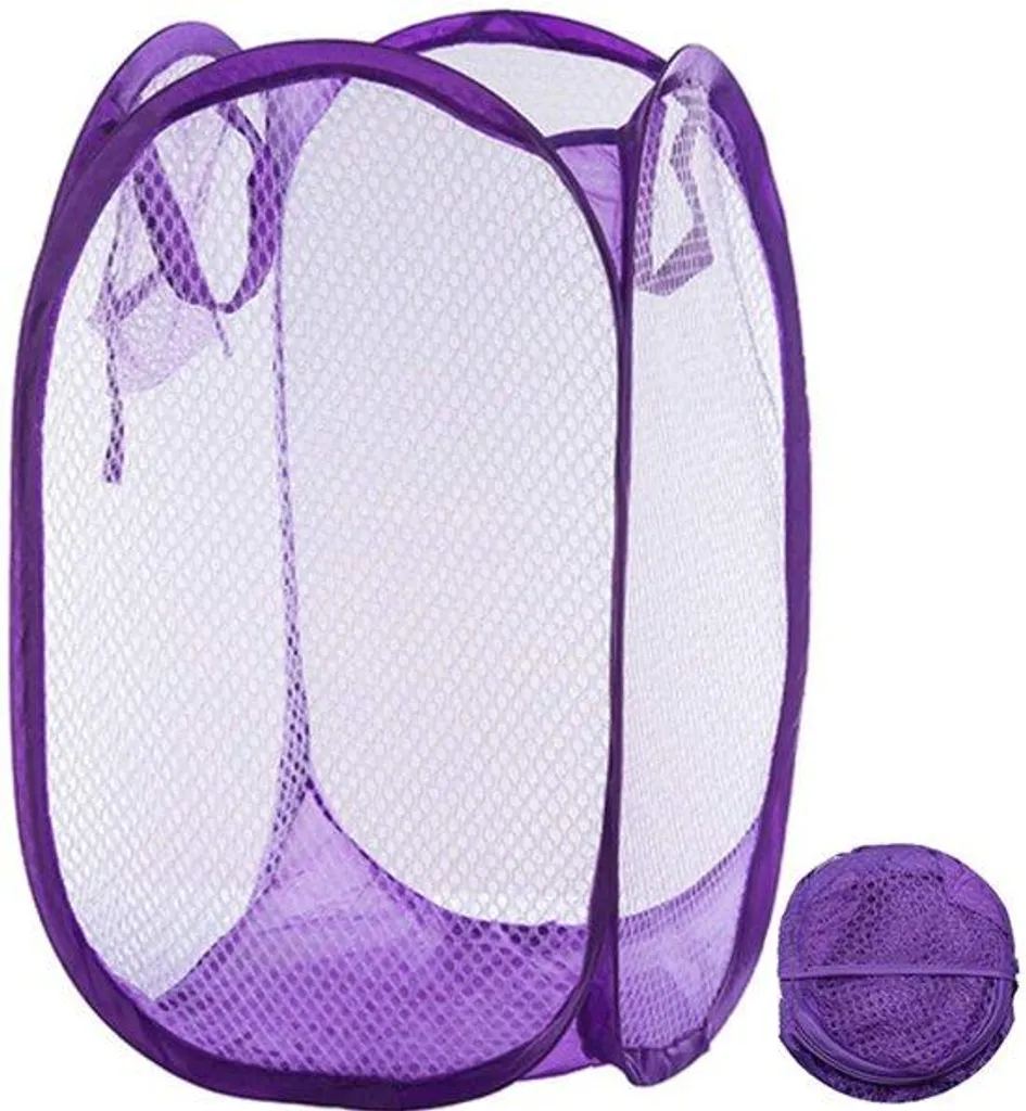 Panier à linge pliable 46cm de haut - Format rectangulaire et robuste