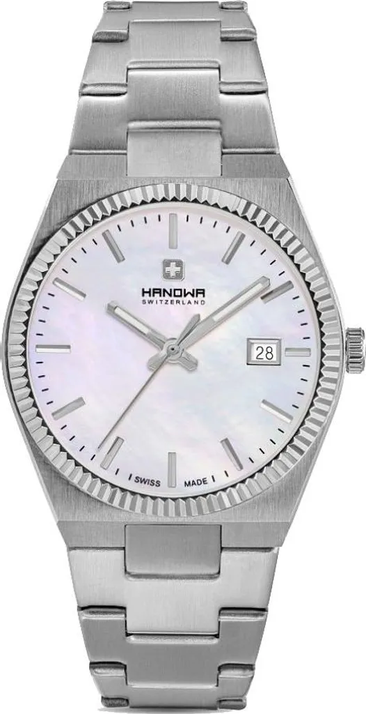 Montre femme argentée Hanowa robuste et durable pour usage quotidien