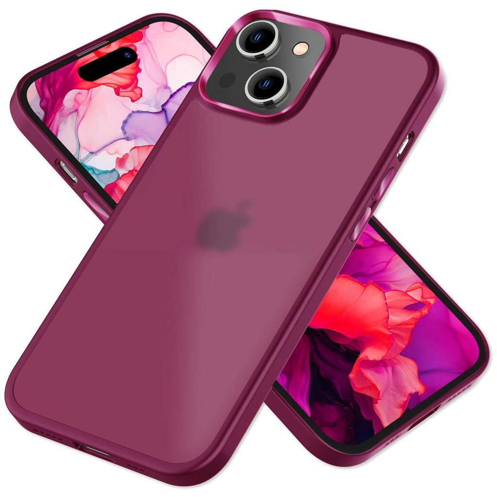 Custodia ibrida per iPhone 15 Plus Custodia smerigliata Immagine del prodotto 