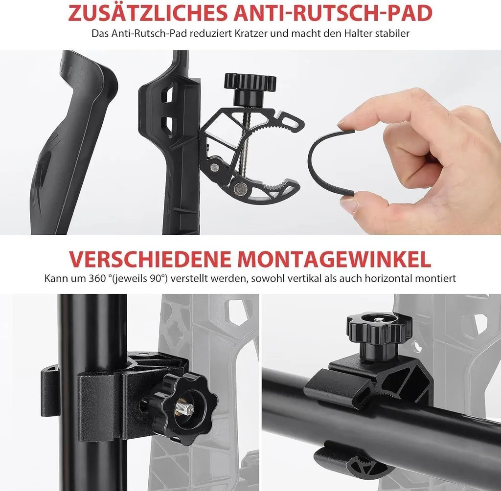 Support de bouteille universel pour vélo pince robuste 800ml en métal - 3