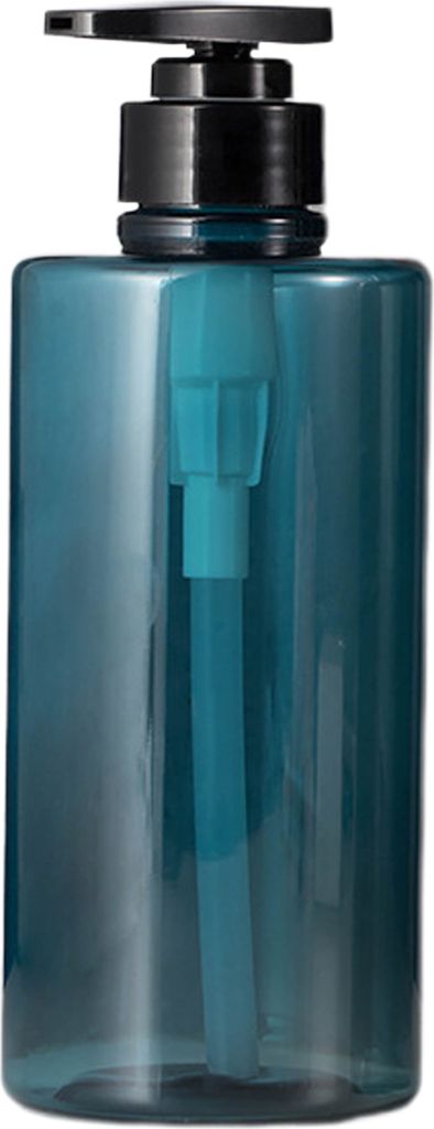 300 ml/500 ml Shampoo-Spender leerer Mehrzweck-PP-Pumpe Press-Seifenspender Flaschenbadzubehör-Blau ,Größen:300ML