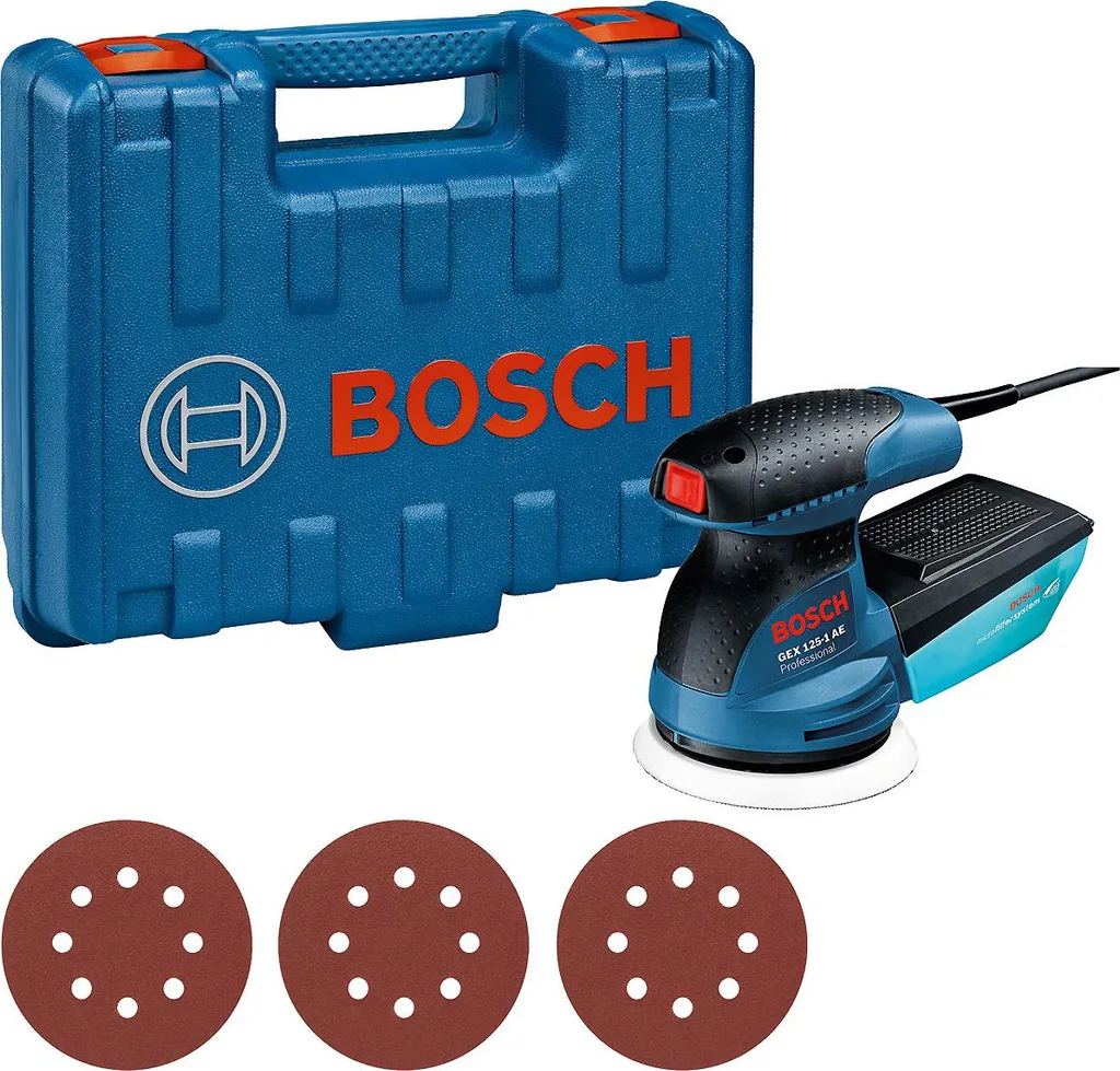 Bosch Professional GEX 125-1 AE: Levigatrice Rotorbitale 250W 125mm