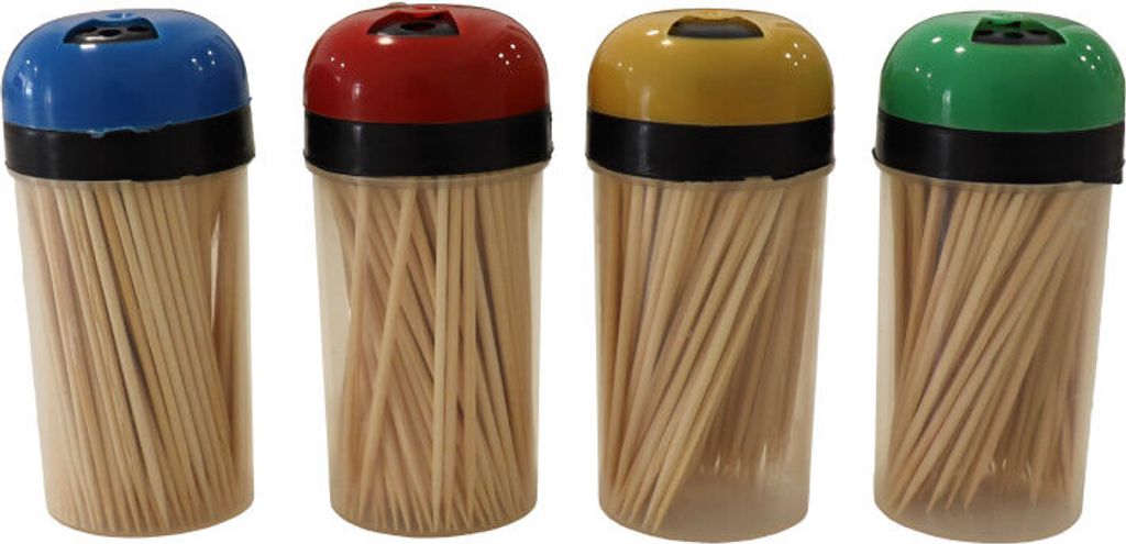 Bambus Zahnstocher Fingerfood-Pickser, 4 x 100 Stück