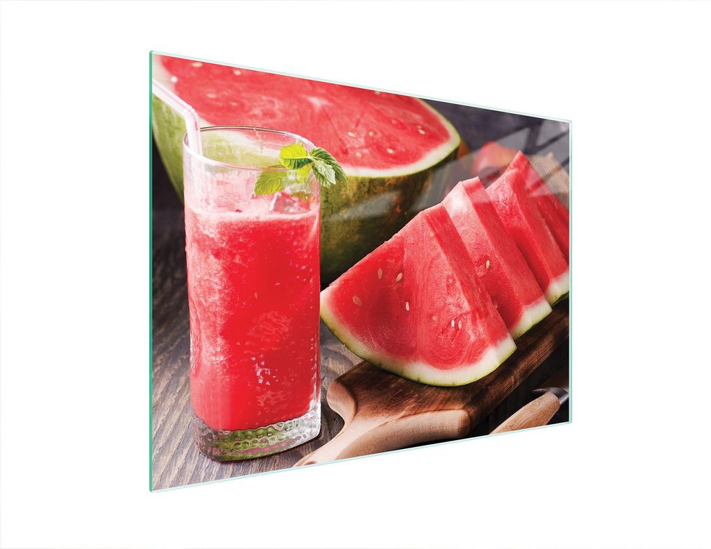 Glasschneidebrett 40x30 Wassermelone