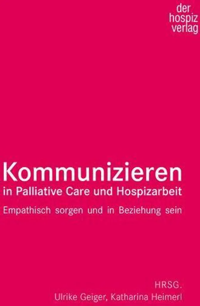 Livre de soins palliatifs sur la communication et l'accompagnement
