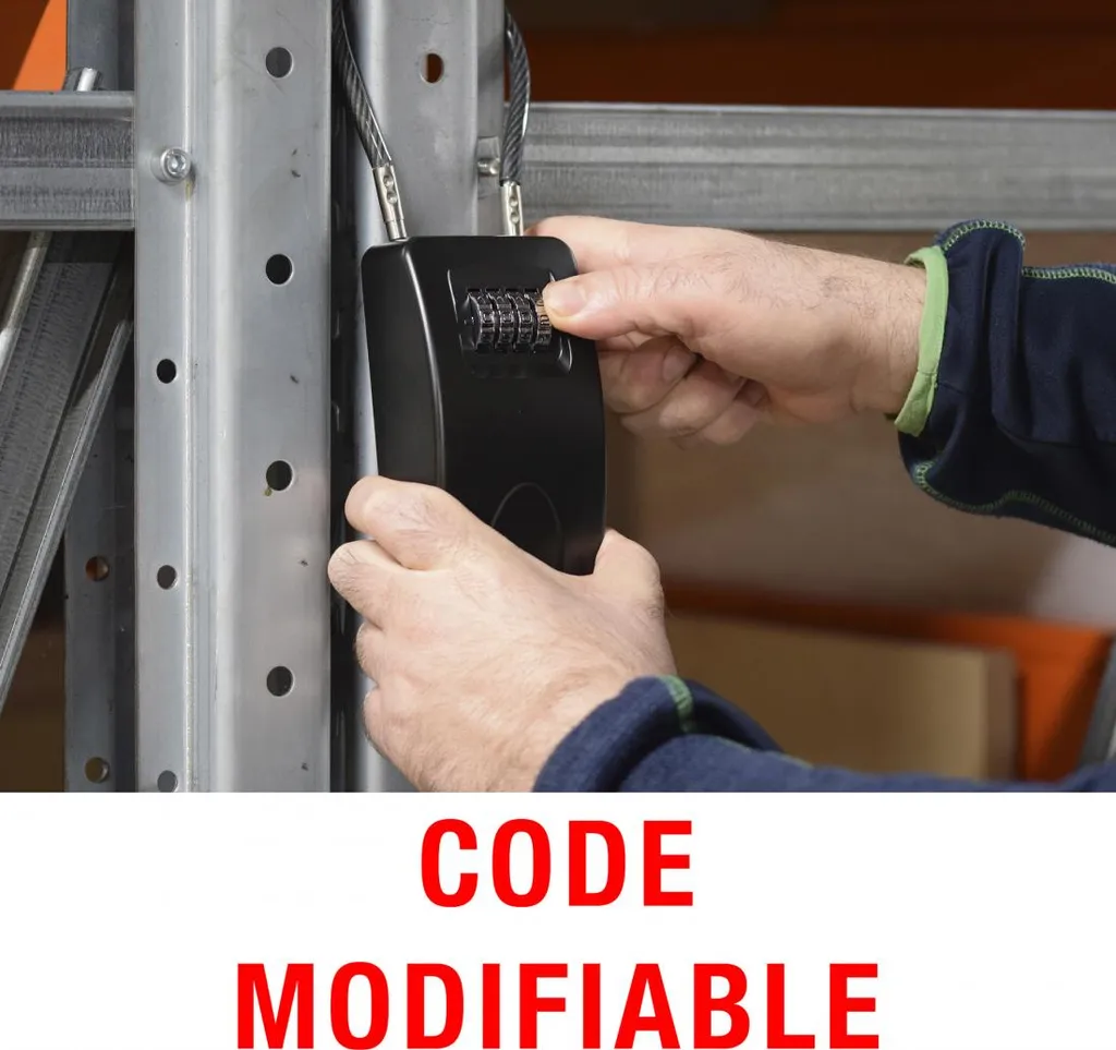 Coffre à clés extérieur Thirard avec câble et code de sécurité 4 plots