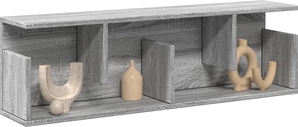 Mobile Parete Economico Grigio Sonoma 100x20x30 cm - Offerta