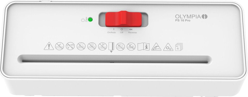 Olympia PS 16 Pro Papierschredder weiß, Produktbild 