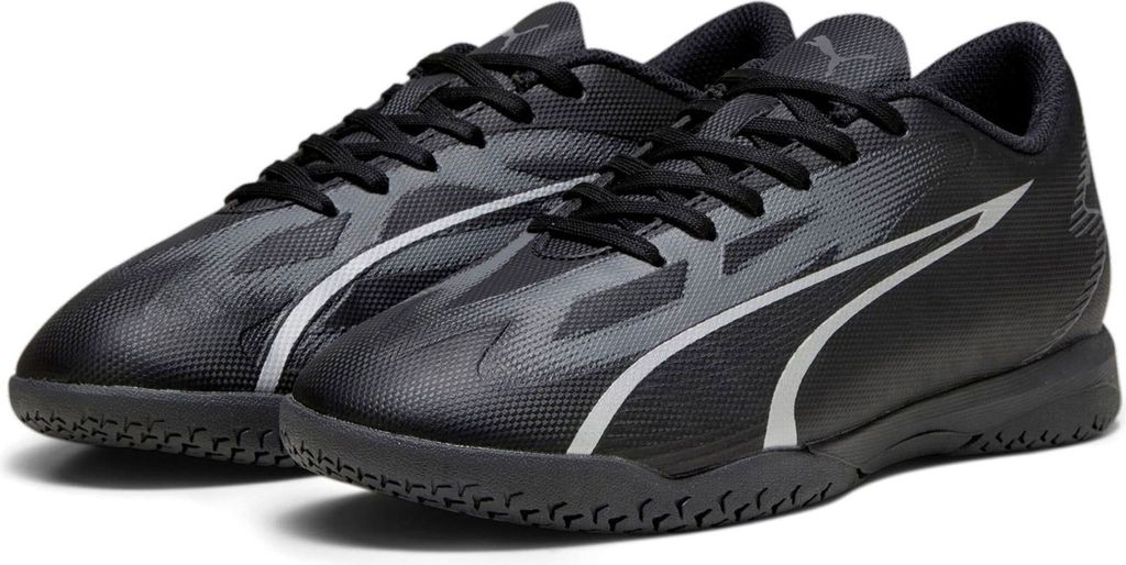 Puma Kinder Fussballschuhe Ultra Play IT JR Hallenschuh Indoor 107535 02 schwarz, Schuhgröße:38 EU