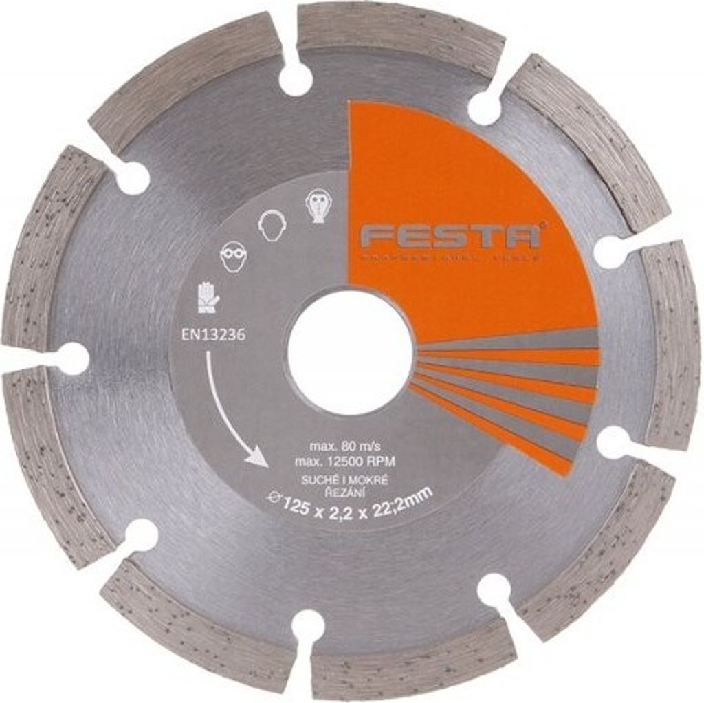 FESTA Diamant k. segmentiert 125x22,2 - Packung mit 1