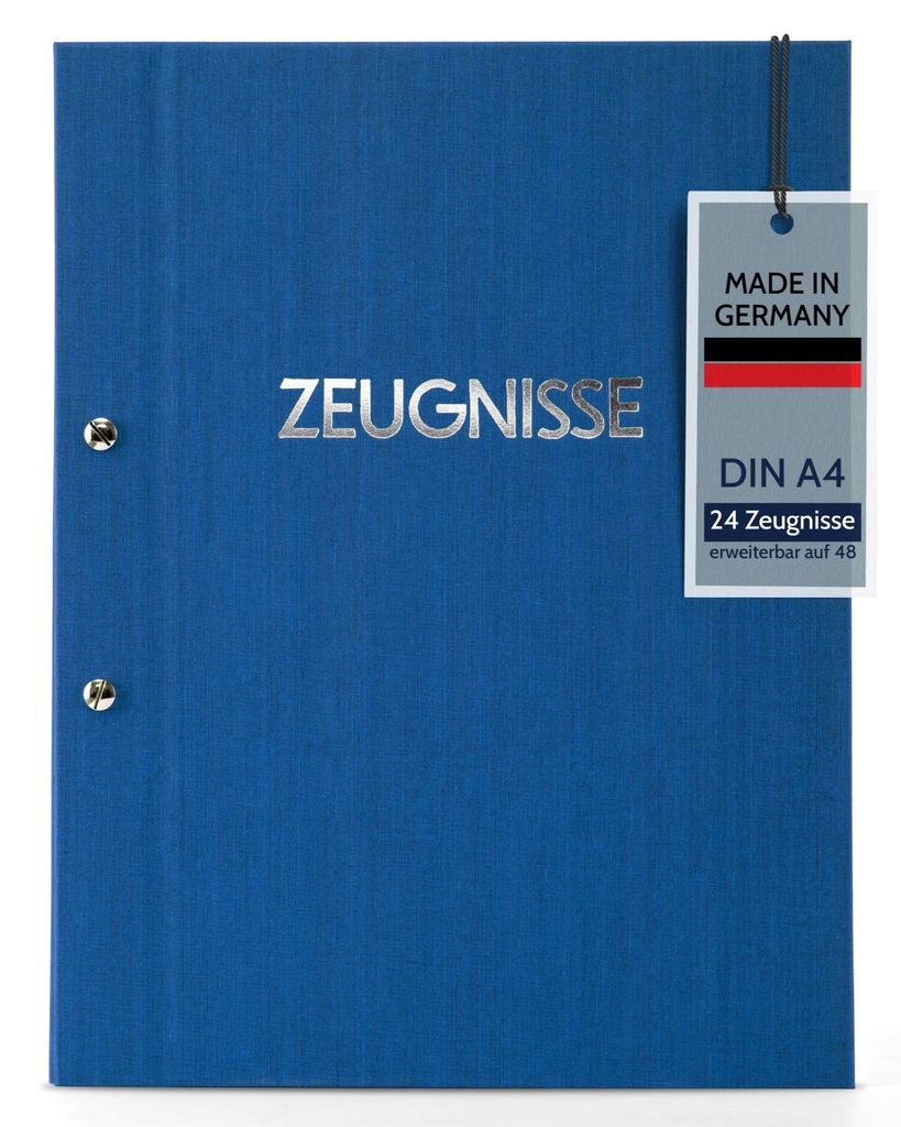 goldbuch 36003- Zeugnismappe Colours, Urkundenmappe DIN A4, Produktbild 