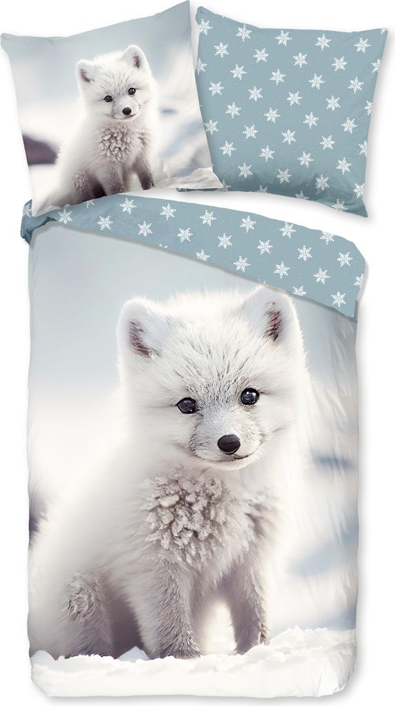 Duvet cover Good Morning 135x200 + 1* 80x80 cm - Arctic fox Produktbild 