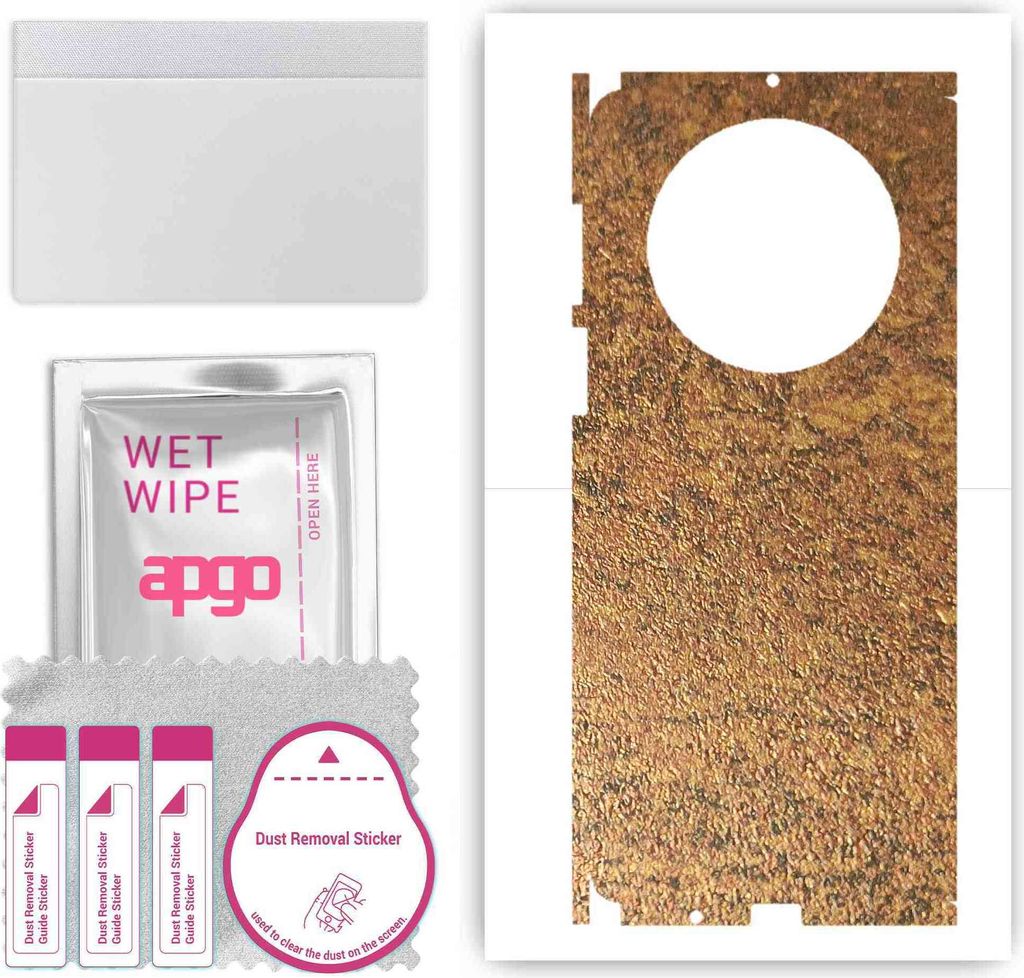 apgo Rückseite + Seiten Schutzfolie, Skin, kompatibel mit Huawei Mate X3, Hinten Displayschutzfolie aus Vinylfolie, kratzfest, einfache Montage - ...