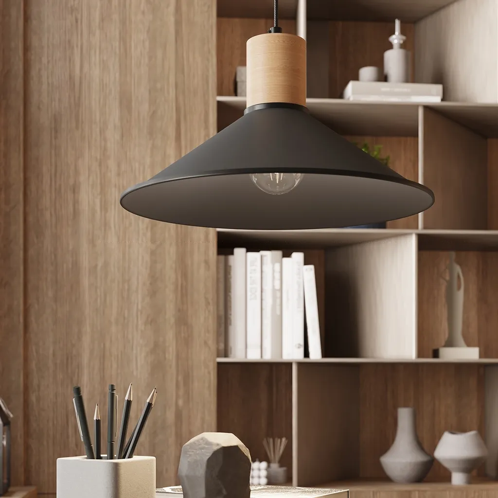 Lampadario Moderno JAGA Nero Sollux - Design Scandinavo Acciaio E27 - 12