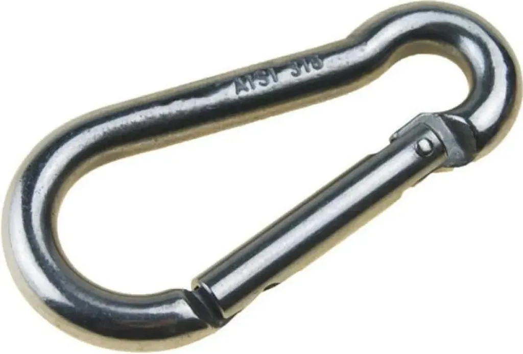 Mousqueton Spécial Kong Italy Argent 12 mm en Acier pour Escalade
