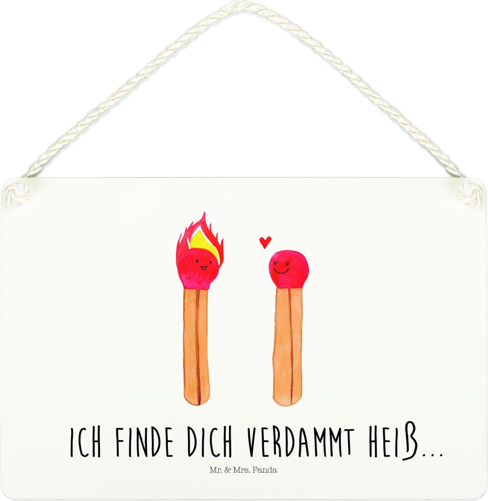 Mr. & Mrs. Panda holzbild Streichhölzer DIN A4 - Weiß - Geschenk, Schild, Deko Wandbild, Türschild, Liebesgeschenk, Freundin, Wandschild, Holz, ...