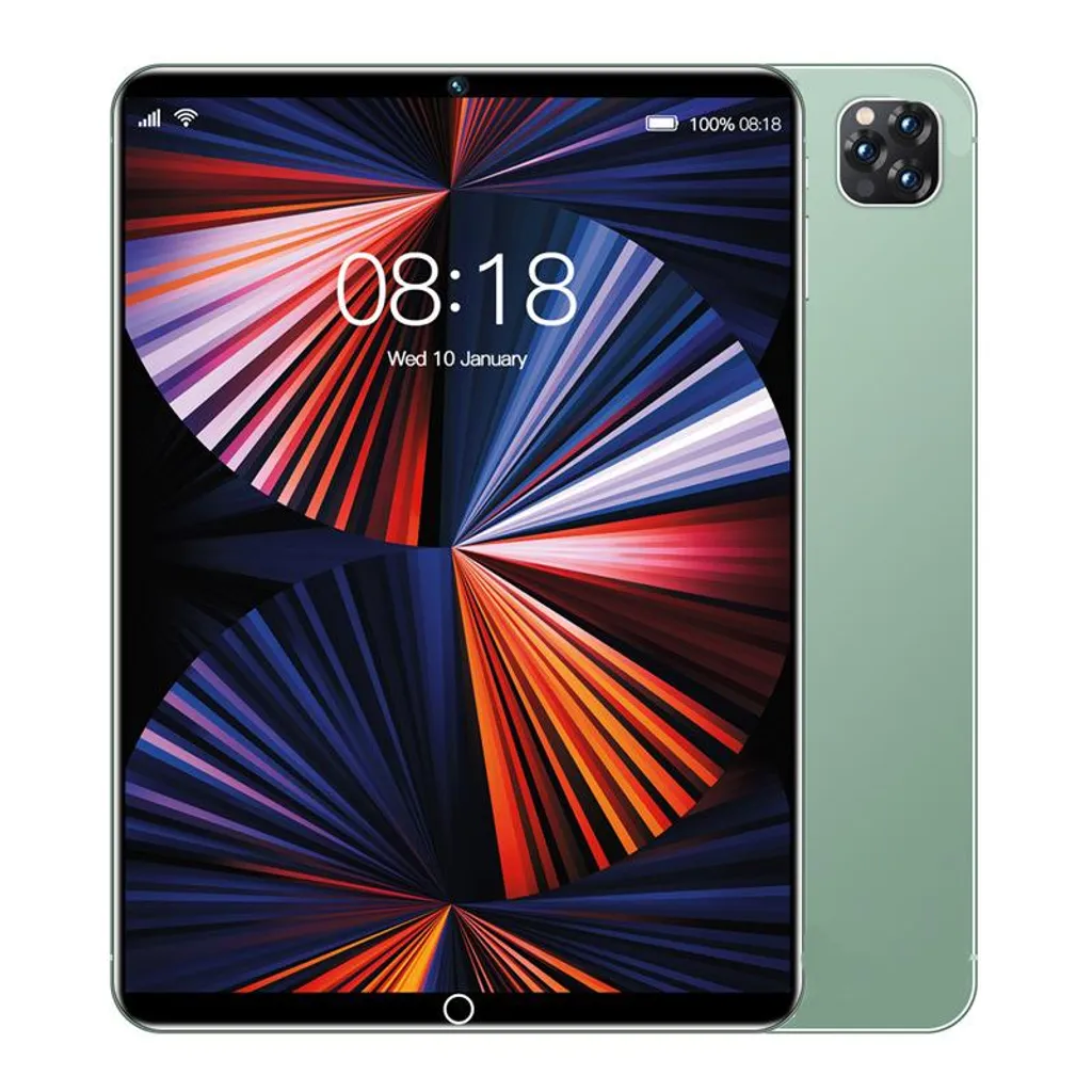 Tablette Android ZELURXX 10 pouces 5G avec 12Go RAM et 512Go cyan